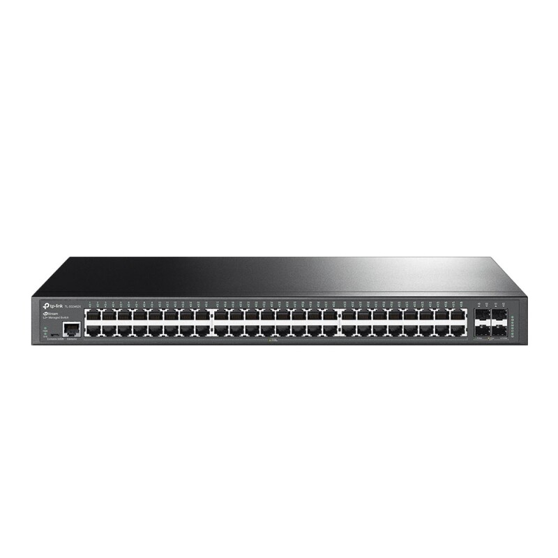 JetStream 48-портовый гигабитный управляемый коммутатор уровня 2+ с четырьмя слотами SFP+ TL-SG3452X
