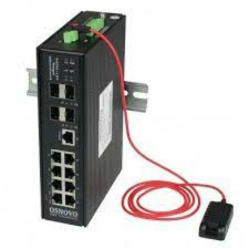 Промышленный управляемый (L2+) HiPoE коммутатор Gigabit Ethernet на 8GE SW-80804/ILS(port 90W,300W)
