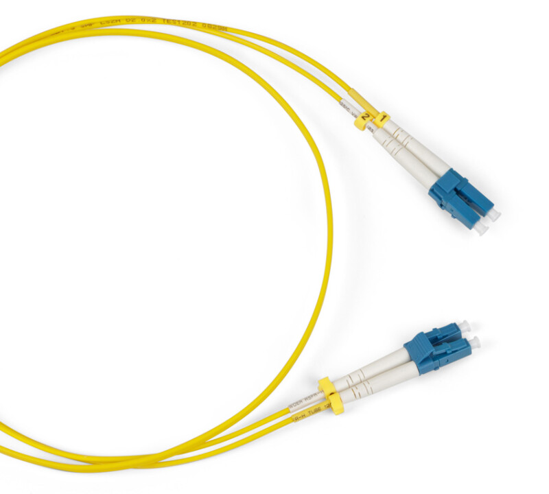 Патчкорд LC/UPC-LC/UPC SM (9/125) duplex 1м