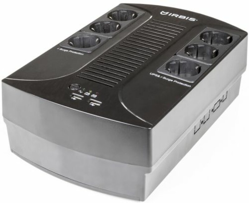Источник бесперебойного питания IRBIS UPS Personal plus 800VA/480W, AVR, 6xSchuko ISBR800E
