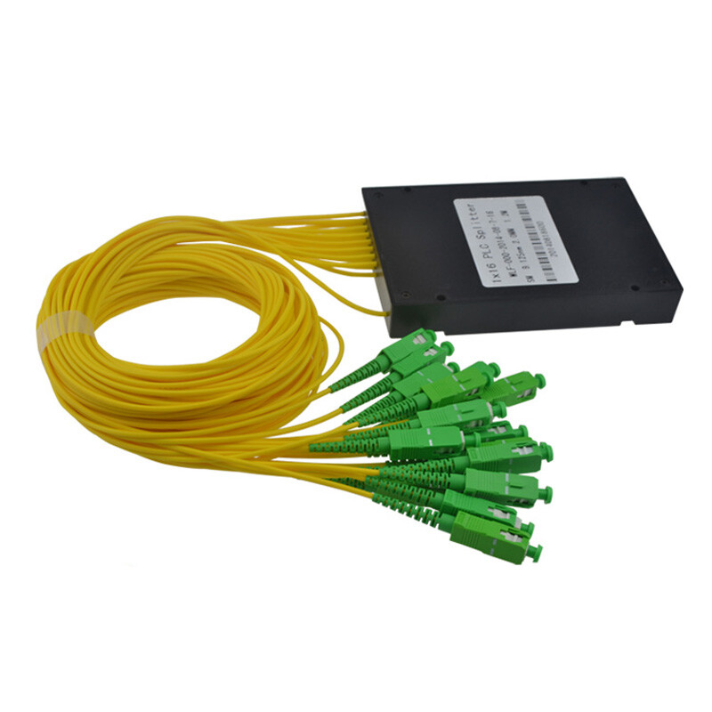 Оптический PLC сплитер, корпус, 1x16, SC/APC, 3 мм, , SM