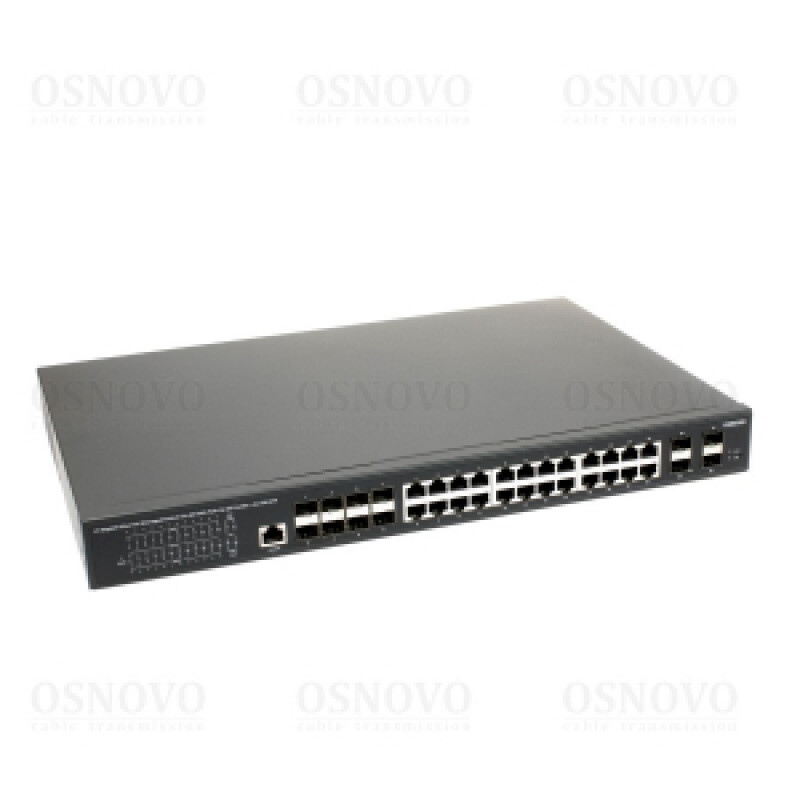 Управляемый L3 PoE коммутатор Gigabit Ethernet SW-32G4X-3L 14169