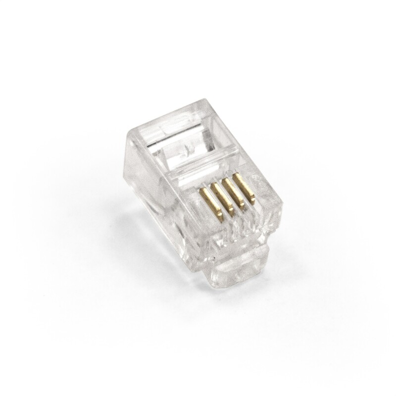 Коннектор ExeGate PL11-4P4C-100 RJ-11 EX293762RUS