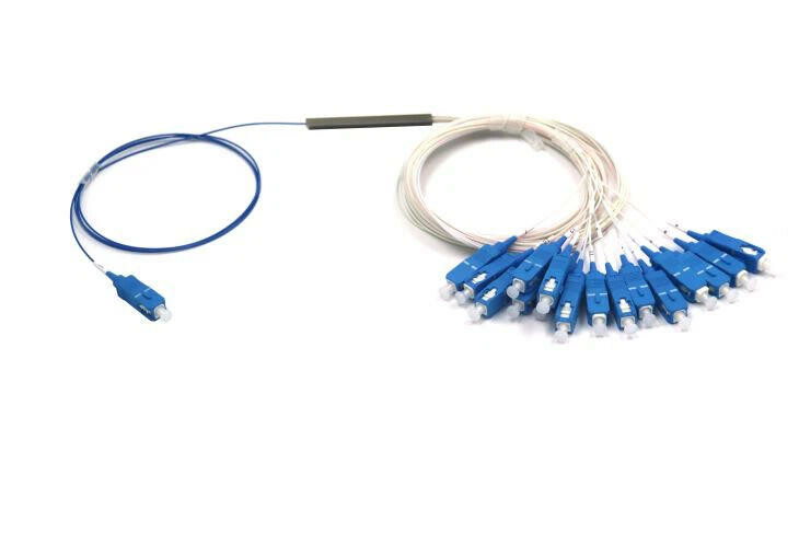 Оптический PLC сплитер, корпус, 1x16, SC/UPC, 3 мм, , SM