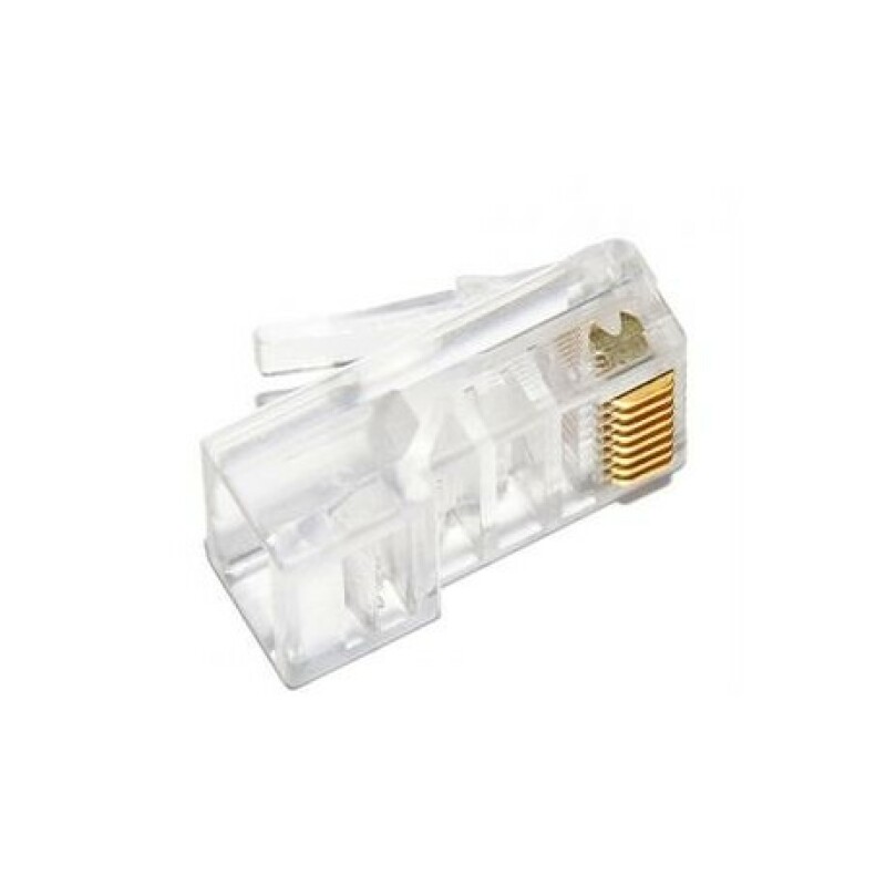 Коннектор NIKOMAX RJ45/8P8C под витую пару, Кат.6 (Класс E), 250МГц, покр. 50мкд NMC-RJ88RZ50UE3-100