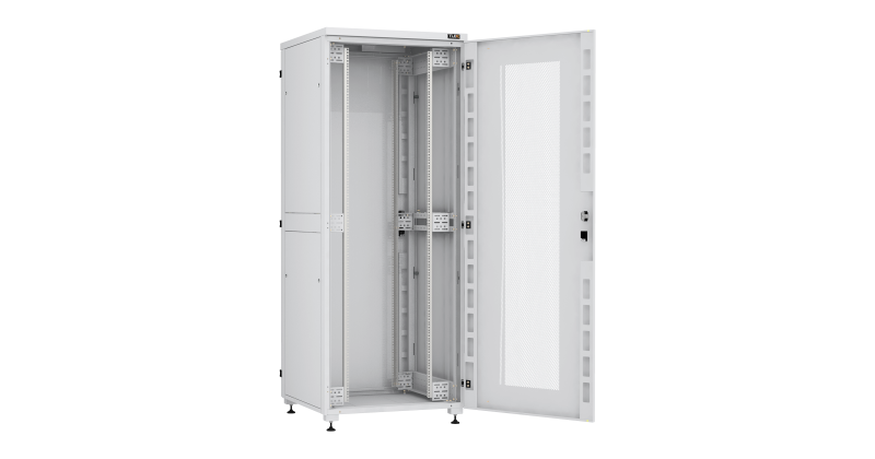 Напольный шкаф серии Lite II 19", 42U, перф. Ш800хВ2042хГ800мм, серый TFI-428080-PHMH-R-GY