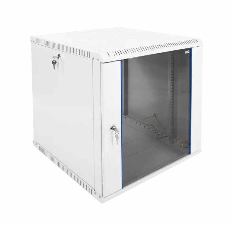 Шкаф телекоммуникационный настенный разборный ЭКОНОМ 12U (600 × 650) дверь стекло ШРН-Э-12.650