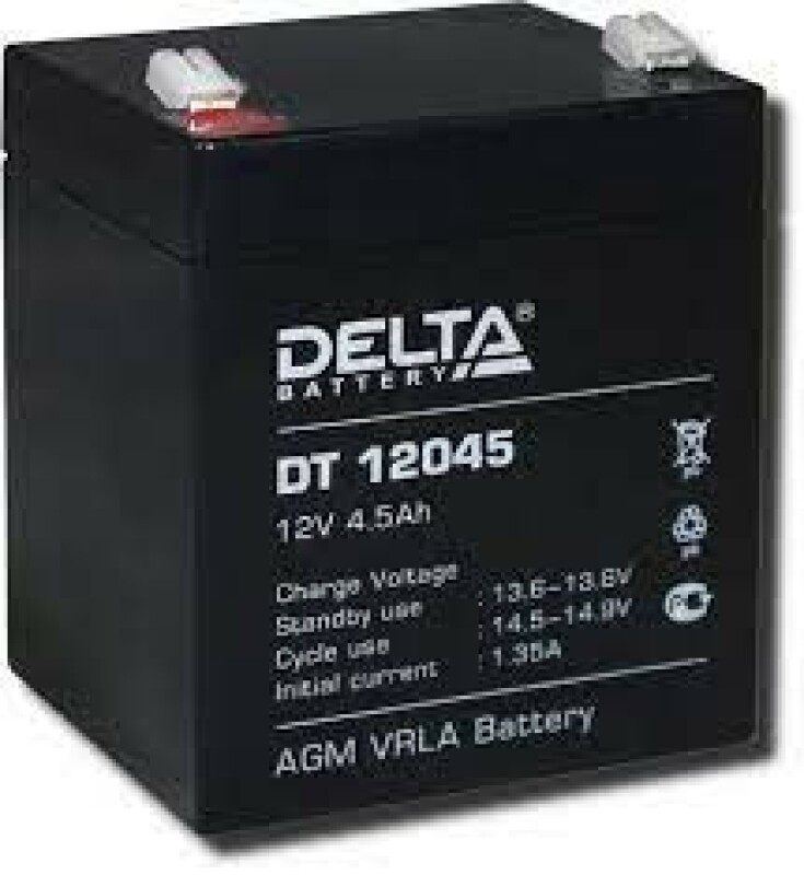 Аккумуляторная батарея Delta DT 12045 (12V / 4.5Ah)