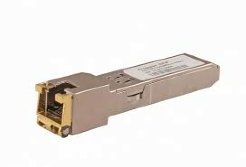 Медный SFP модуль Gigabit Ethernet с разъемом RJ45. Скорость 10/100/1000 Мбит/с. SFP-TP-RJ45