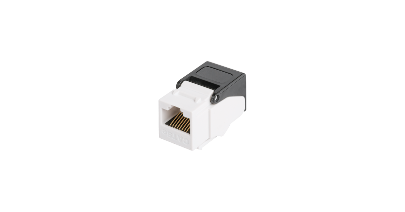 Модуль-вставка NIKOMAX типа Keystone, Кат.5е (Класс D), 100МГц, RJ45/8P8C, самозажимной, T568A/B