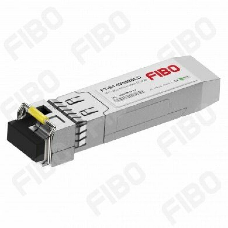 FIBO FT-S1-W5580LD SFP модуль WDM, 1.25G, 80 км, TX 1550 нм, RX 1490 нм, LC, DDM