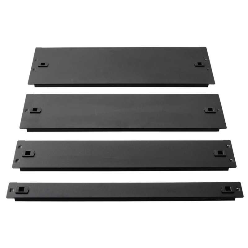 19" металлическая фальш-панель 3U, быстросъемная, черная LAN-DC-TLMFP-3U