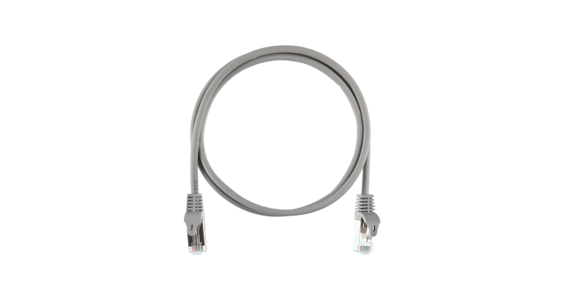 Коммутационный шнур NIKOMAX Essential Line F/UTP 4 пары, Кат.5е серый, 1,5м NMC-PC4SD55B-ES-015-C-GY