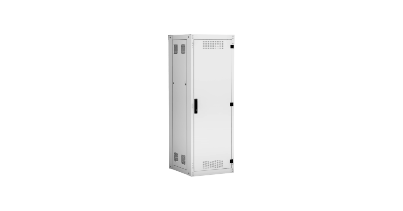 Напольный шкаф NETLAN 19", 33U, мет. дверь, серый Ш600хВ1641хГ600мм, EC-FZ-336060-MMM-GY