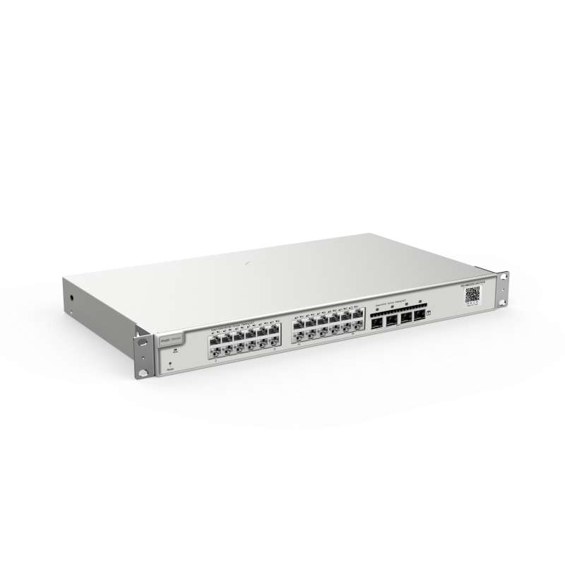 24-портовый управляемый облаком коммутатор L2, 4 uplink-порта (10G) RG-NBS3200-24GT4XS