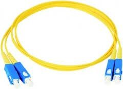 Шнур оптический соединительный NIKOMAX, SM 9/125, SC/UPC-SC/UPC, PVC, D=2.0мм, двойной, 5м