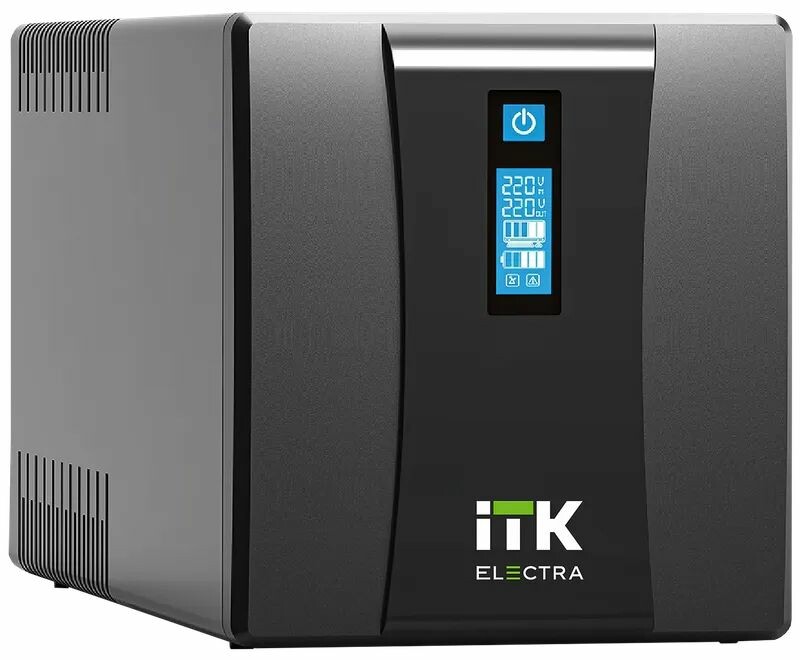 ITK ELECTRA ET ИБП 1кВА/0,6кВт с АКБ 2х7AH USB EET-1000VA-1-002
