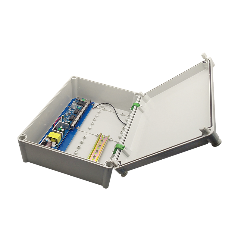 Коммутатор (источник питания) ST-S89POE (2G/1S/120W/А/OUT)PRO, Switch POE 8-ми портовый,уличный
