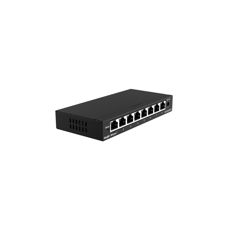 Коммутатор Ruijie Reyee 8-портовый гигабитный управляемый облаком без PoE RG-ES208GC
