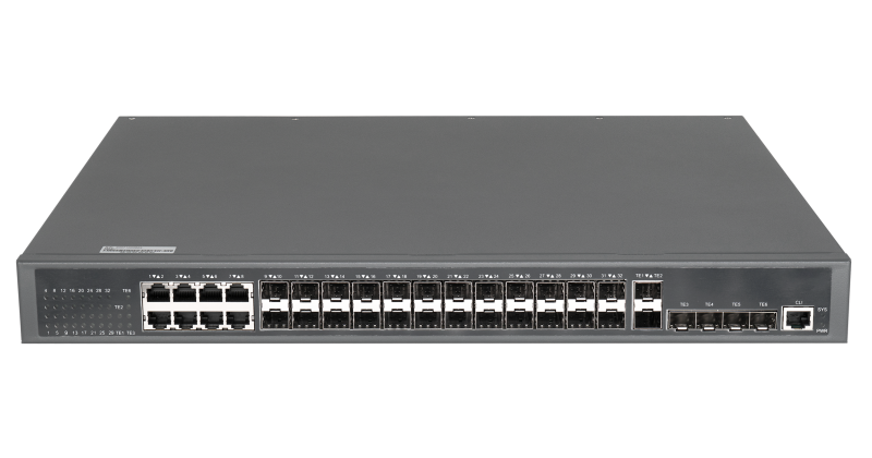 Управляемый коммутатор GIGALINK, L3, 24 SFP порта GL-SW-G301-38F