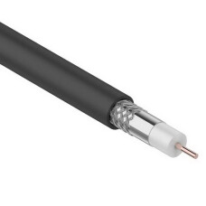 Кабель коаксиальный: RG-6U CCS/Al 64% 75 Ом OUTDOOR 100m