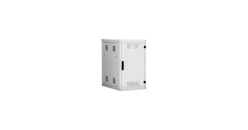Напольный шкаф NETLAN 19", 18U, Ш600хВ974хГ800мм мет. дверь, серый EC-FZ-186080-MMM-GY