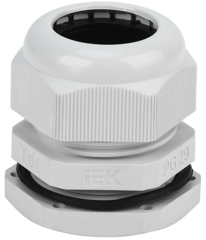 Сальник PG 29 диаметр проводника 18-24мм IP54 IEK YSA20-25-29-54-K41