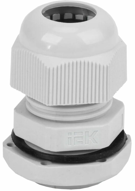 Сальник PG 11 диаметр проводника 7-9мм IP54 IEK YSA20-10-11-54-K41