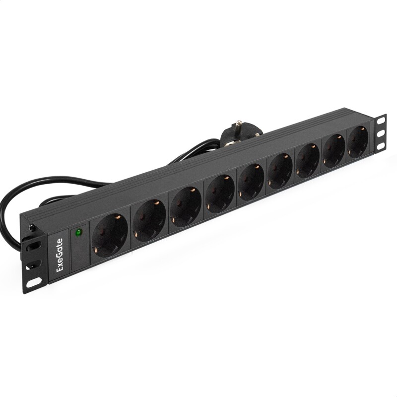 Блок розеток ExeGate ServerPro PDU-19H903 Al-9S-EU2CU