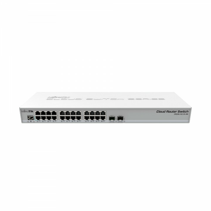 Коммутатор MikroTik CRS328-24P-4S+RM