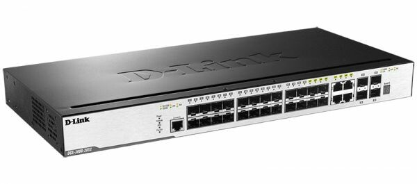 Управляемый L2 стекируемый коммутатор DL-DGS-3000-28SC/A1A
