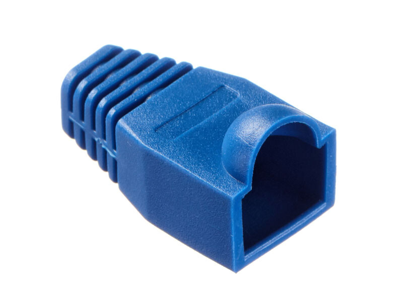 Изолирующий колпачок для RJ45 синий, D-6 мм, 100шт, NETKO Optima