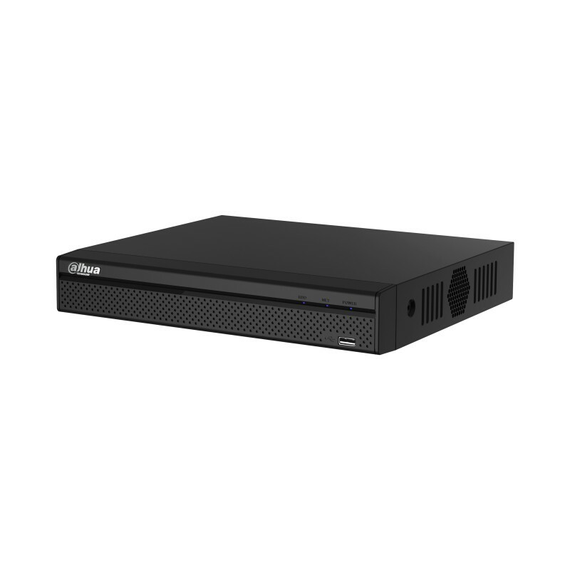Видеорегистратор 4-канальный IP с PoE, 4K и H.265+ Dahua DHI-NVR1104HS-P-S3/H