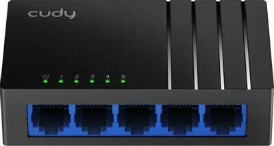 Коммутатор Cudy GS105D 5 портов, 100/1000 Мбит/сек, неуправляемый