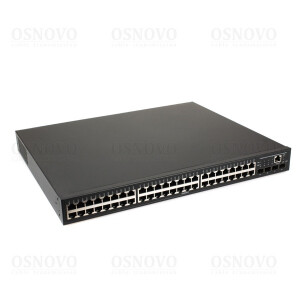 Управляемый L3 PoE коммутатор на 48xGE RJ-45 + 4х10G SFP+ порта. SW-48G4X-2L