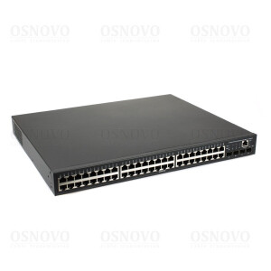 Управляемый L3 коммутатор Gigabit Ethernet на 48xRJ45 + 4x10G SFP+ Uplink. SW-48G4X-1L