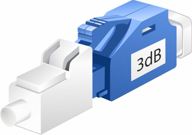 MN-AT-MF03LU Оптический аттенюатор LC/UPC, SM, Male-Female 3dB
