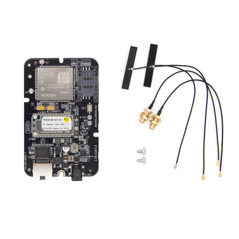 Встраиваемый 4G роутер с Wi-Fi, LTE модемом Cat.4 и PoE TANDEM 4GL-OEM-11