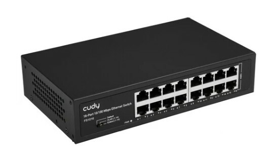Коммутатор Cudy FS1016 16 портов, 10/100 Мбит/сек, неуправляемый