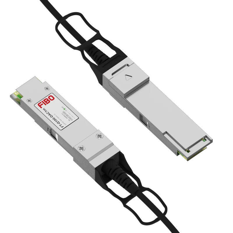 FIBO FT-Q100-DAC1m QSFP28 to QSFP28 DAC модуль, медный кабель Belden, 1 метр