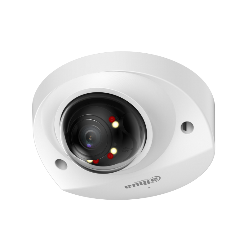 Уличная мини-купольная IP-видеокамера с ИИ 2Мп; 1/2.8" CMOS; 2.8мм DH-IPC-HDBW2249FP-AS-IL-0280B