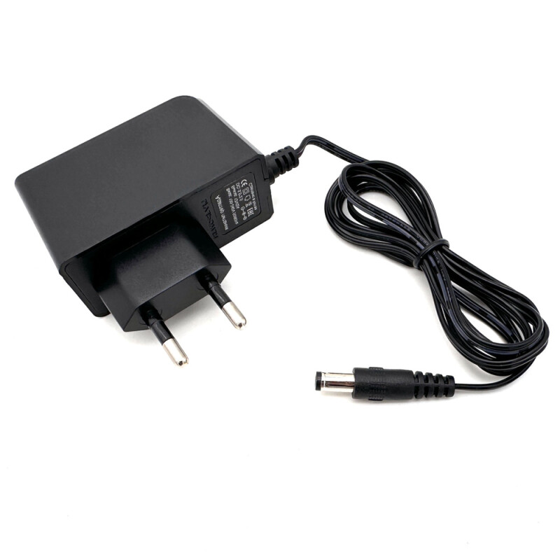Блок питания FT-AC/DC-12V-05A(W) напряжение 12 Вольт, выходной ток 0.5 Ампер, длина 1,2м, штекер 5,5