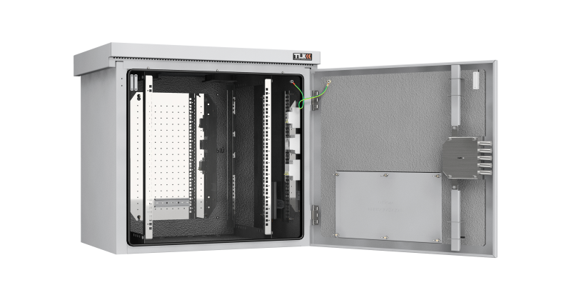 Шкаф NIKOMAX настенный климатический TWK-128256-M-GY, Lite, IP55, Ш821хВ748хГ566 мм, серый