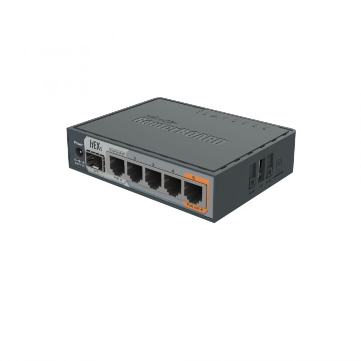 Маршрутизатор Mikrotik hEX S ( E60iUGS)