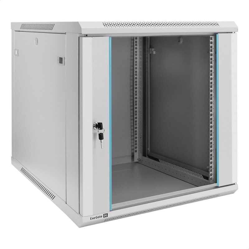Шкаф телекоммуникационный 19" настенный 12U ExeGate EC-WM-12U.600.G.GREY