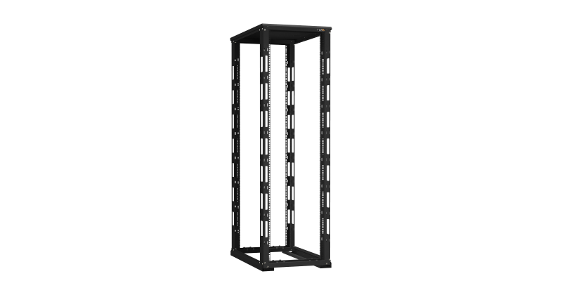 Монтажная стойка NIKOMAX двухрамная с разборной рамой 19", 42U, Ш600xВ1995xГ1000ммTRD-426010-R-BK