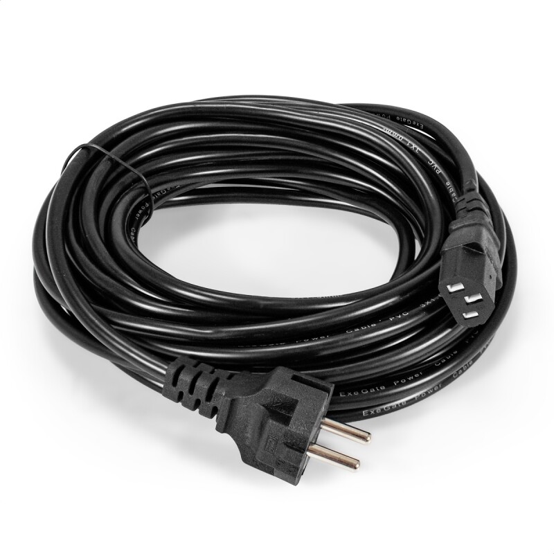 Кабель питания ExeGate Power PC-10P-Schuko->C13/3x0.75Cu EP280656RUS
