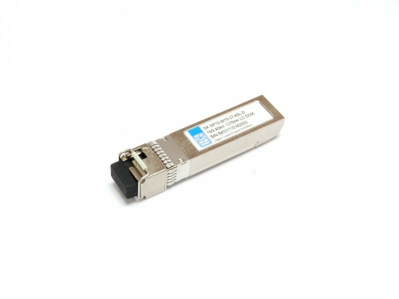 Модуль оптический SFP+, 10 Гбит/c, одноволоконный, 1330 нм, 20 км LC SK-SP10-W10-33-20L-D
