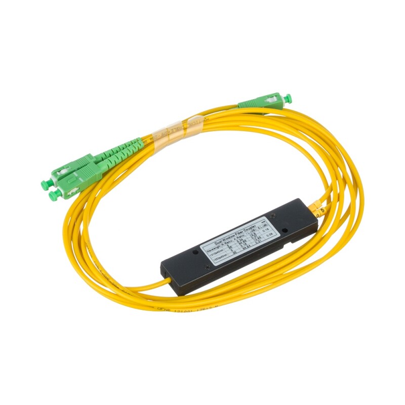 Оптический FBT разветвитель (сплитер) 1x2 45/55 1310/1550 SM 3 мм SC/APC