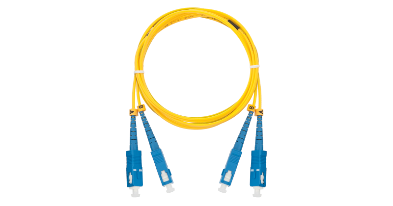 Соединительный шнур, двойной, SM 9/125, OS2, SC/UPC-SC/UPC, нг(А)-HF желт.1м NMF-PC2S2C2-SCU-SCU-001